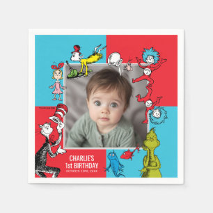 Guardanapo De Papel Dr. Seuss - Personagens Aniversário Infantil