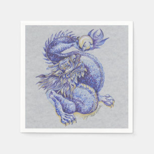 Guardanapo De Papel Dragão Azul