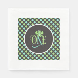 Guardanapo De Papel Dragão primeiro aniversario Napkins - UM