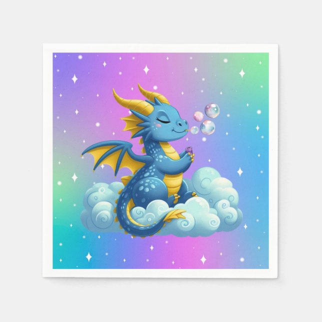 Guardanapo De Papel Dragão/Whimsical (Frente)