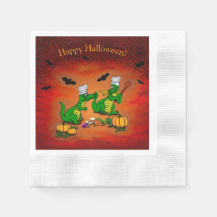 Guardanapo De Papel Dragões - Feliz Halloween! Hoje eu cozinho
