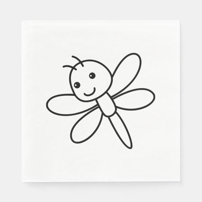 Guardanapo De Papel Dragonfly (Frente)