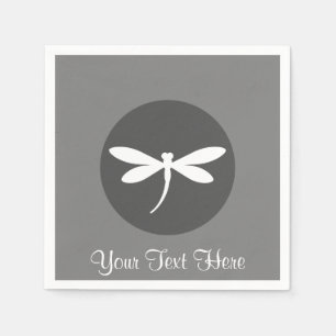 Guardanapo De Papel Dragonfly Napkins personalizável