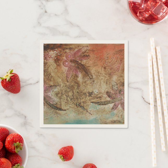 Guardanapo De Papel Dragonfly Rustic Dreaming (Insitu)