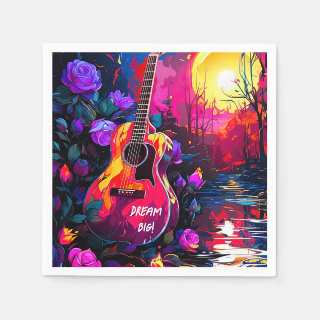 Guardanapo De Papel Dream Big (Frente)