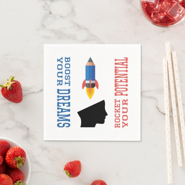 Guardanapo De Papel Dream Booster e Potencial Rocket (Insitu)