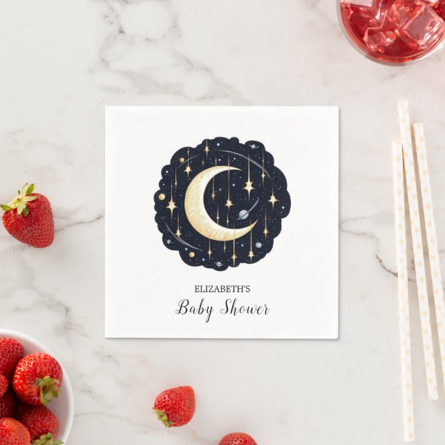 Guardanapo De Papel DreamBonito Stars Chá de fraldas (Insitu)