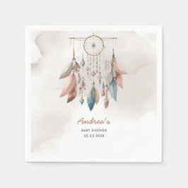 Guardanapo De Papel Dreamcatcher Boho Pastel