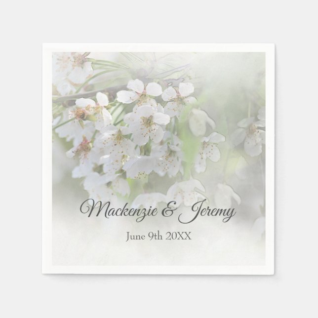 Guardanapo De Papel Dreamy Blossoms (Frente)