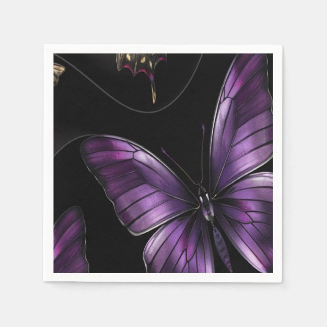 Guardanapo De Papel Dreamy Butterfly Pattern (Frente)