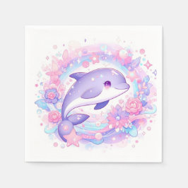 Guardanapo De Papel Dreamy Little Dolphin Chá de fraldas
