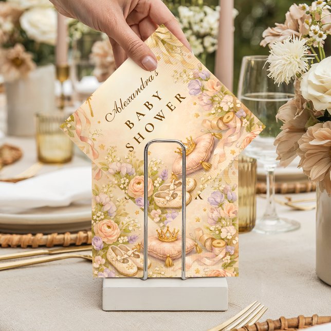 Guardanapo De Papel Dreamy Princess Star Baby Shower (Criador carregado)