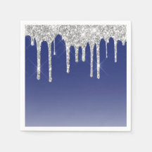 Drives de brilho de prata azul moderno