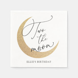 Guardanapo De Papel Duas da Lua Birthday Napkins