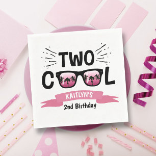 Guardanapo De Papel Duas Legal meninas segundos aniversários