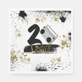 Guardanapo De Papel Duas Legendas para Sair do Aniversário