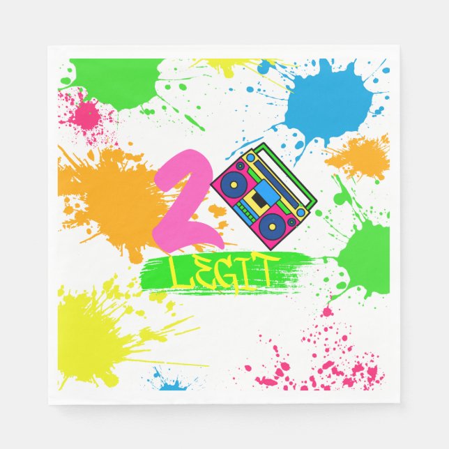 Guardanapo De Papel DUAS LEGISLAÇÕES PARA SAIR DO segundo aniversário (Frente)