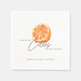 Guardanapo De Papel Duas Pequenas Cuecas no Caminho Laranja