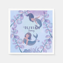 Guardanapo De Papel Duas sereias dançantes