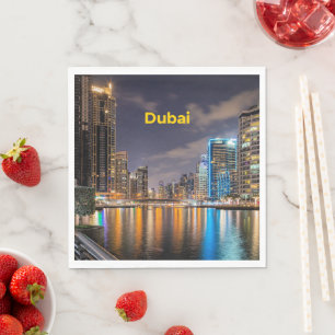 Guardanapo De Papel Dubai Cityscape