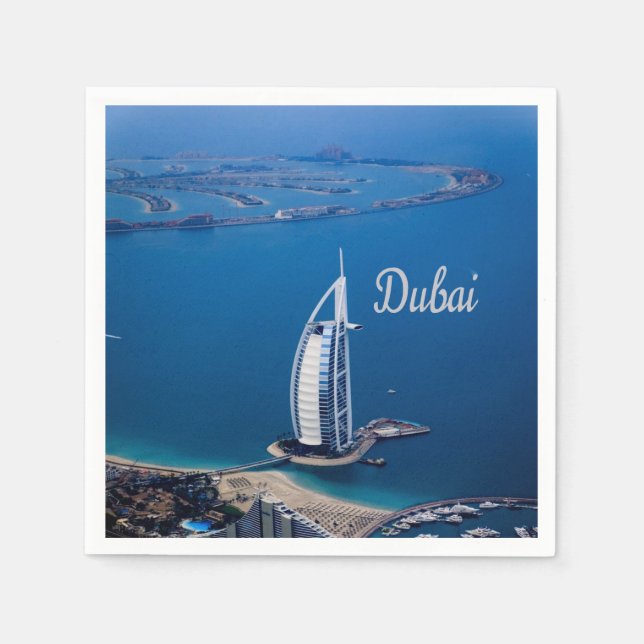 Guardanapo De Papel Dubai UAE Burj Al Arab (Frente)