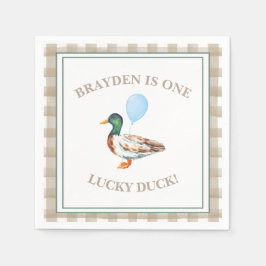 Guardanapo De Papel Duck Birthday Napkin