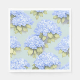 Guardanapo De Papel Duck Egg Blue Hydrangea Standard Luncheon Napkins