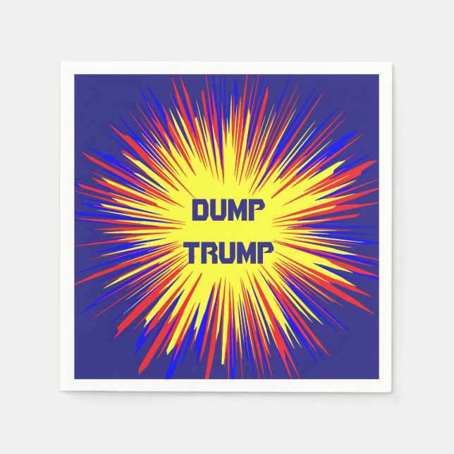 Guardanapo De Papel Dump Trump Paper Napkin (Frente)