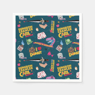 Guardanapo De Papel Dungeon Crawler Carl Repetindo Azul