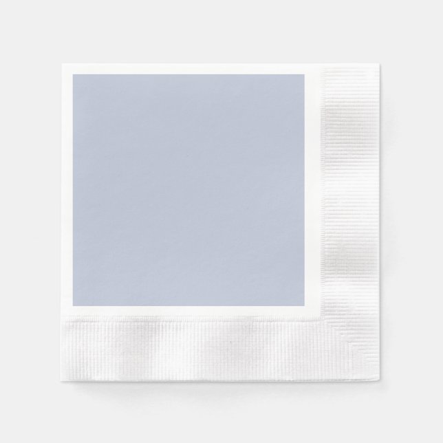 Guardanapo De Papel Dusty Blue Party Coctail Napkins (Frente)