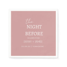 Dusty Pink Minimalista Na Noite Antes Do Casamento