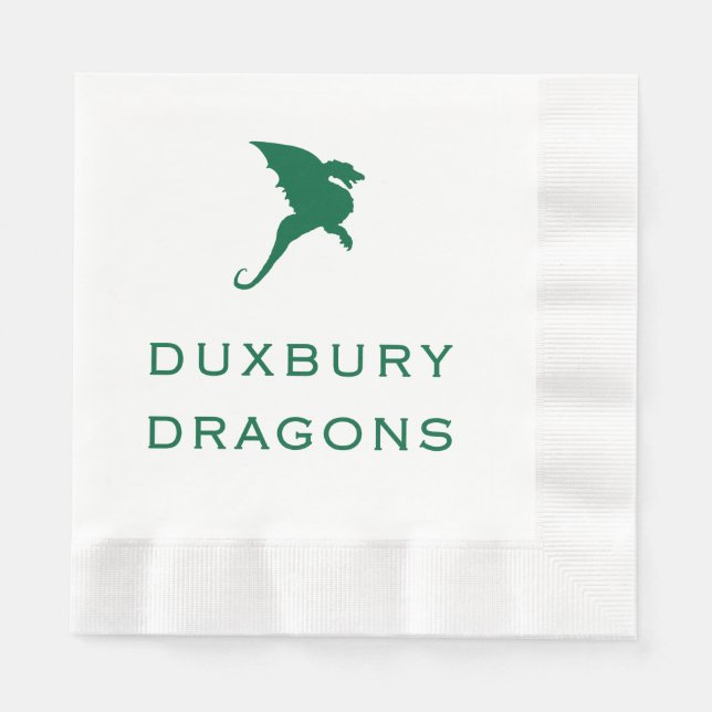 Guardanapo De Papel Duxbury DRAGONS - Duxbury Massachusetts (Frente)