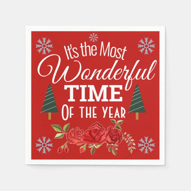 Guardanapo De Papel É a época mais maravilhosa do ano (Frente)