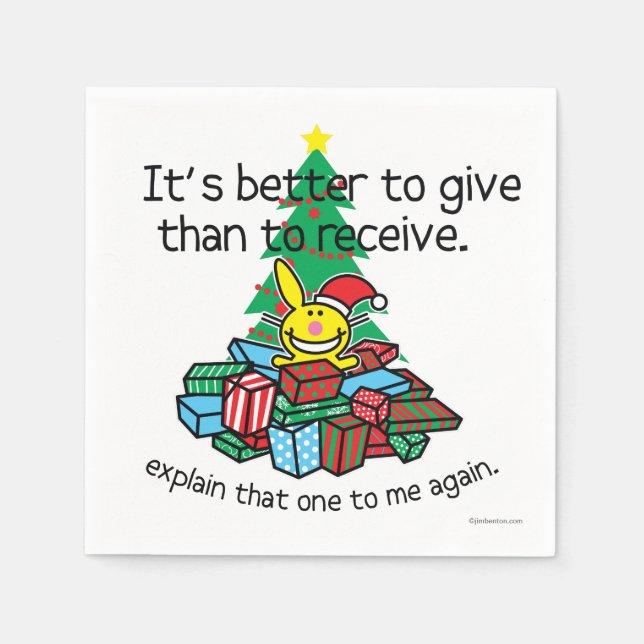 Guardanapo De Papel É melhor dar (Frente)