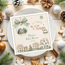 Guardanapo De Papel É preciso um Chá de fraldas neutro na vila