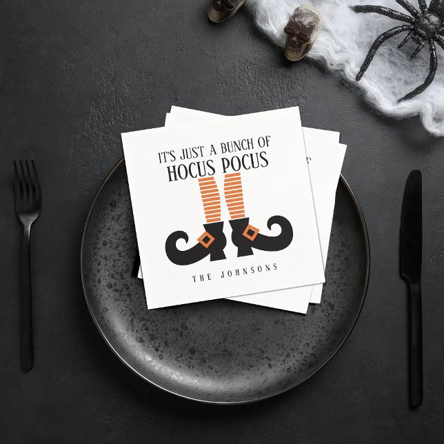 Guardanapo De Papel É só um monte de papel de pocus do Hocus (It's Just A Bunch Of Hocus Pocus Paper Napkins)