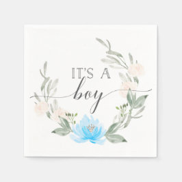 Guardanapo De Papel É um coquetel Napkins Pastel Azul