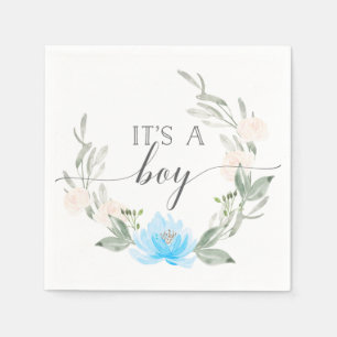 Guardanapo De Papel É um coquetel Napkins Pastel Azul