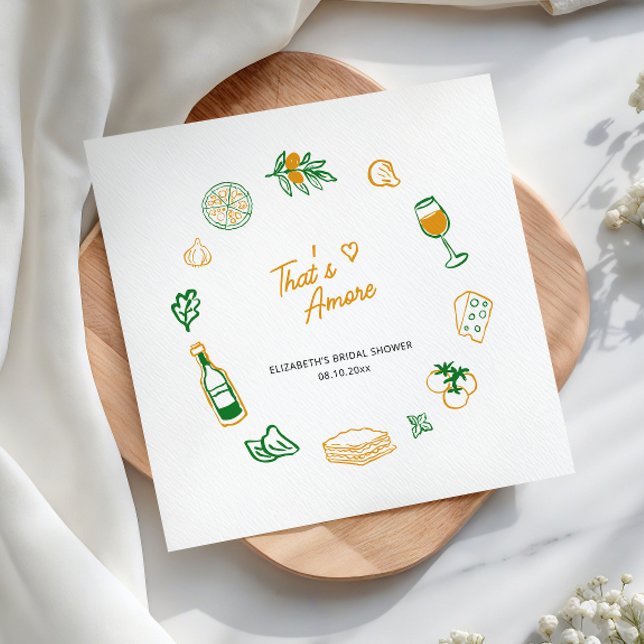 Guardanapo De Papel É uma Comida italiana mais russa Amarelo verde (Criador carregado)