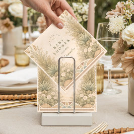 Guardanapo De Papel Earthy Desert Meadow Baby Shower