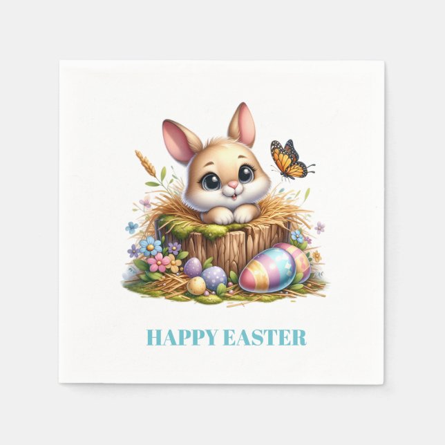 Guardanapo De Papel Easter Bunny Paper Napkins (Frente)
