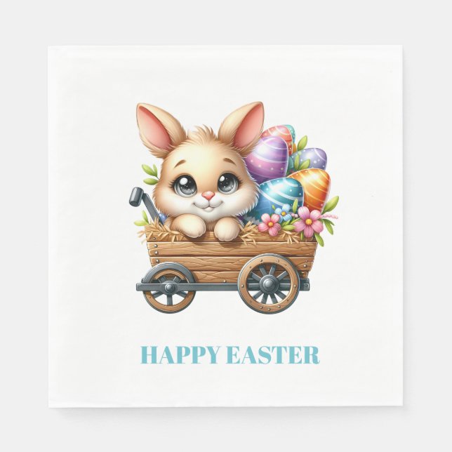 Guardanapo De Papel Easter Bunny Paper Napkins (Frente)