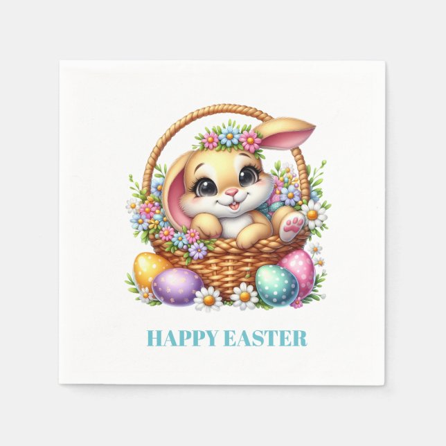 Guardanapo De Papel Easter Bunny Paper Napkins (Frente)
