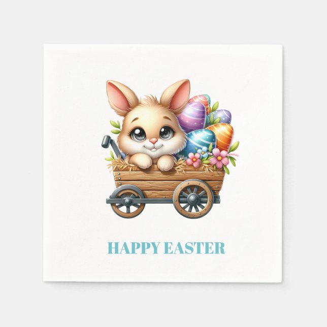 Guardanapo De Papel Easter Bunny Paper Napkins (Frente)