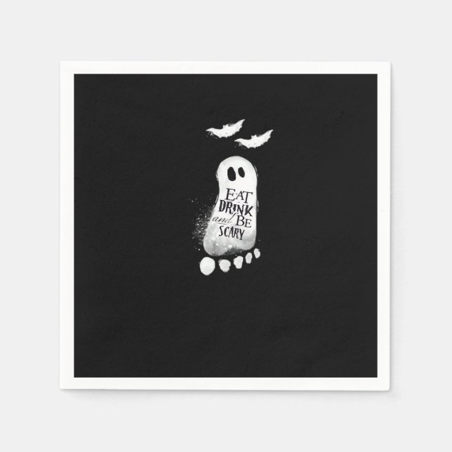 Guardanapo De Papel Eat Drink And Be Scary Trendy Graphic (Frente)