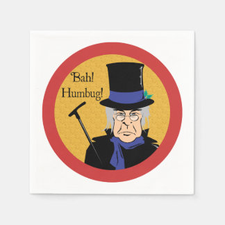 Guardanapo De Papel Ebenezer Scrooge Bah! Humbug!