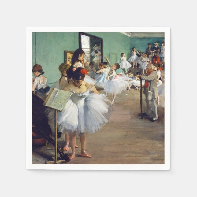 Guardanapo De Papel Edgar Degas - A Classe da Dança (Frente)