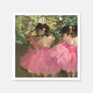 Guardanapo De Papel Edgar Degas - Dançarinos a rosa