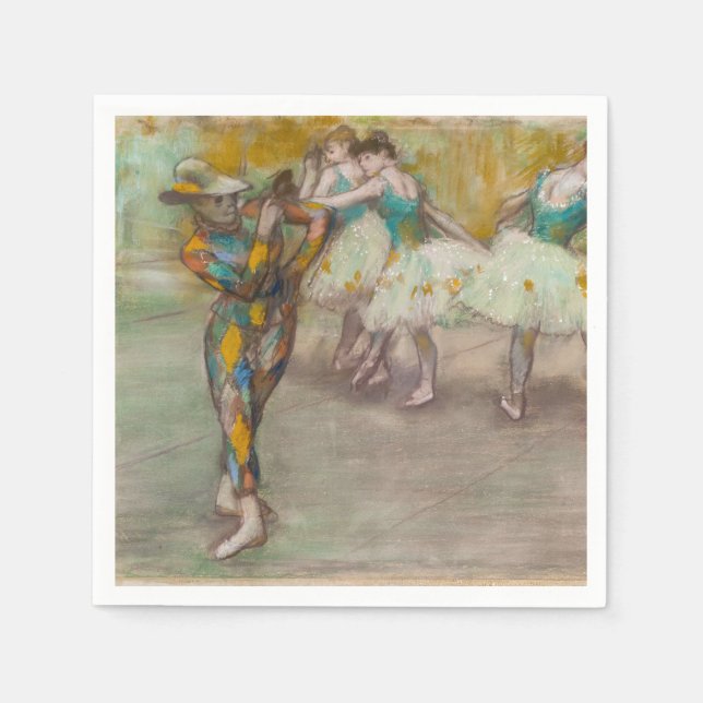 Guardanapo De Papel Edgar Degas - Harlequin Dance (Frente)
