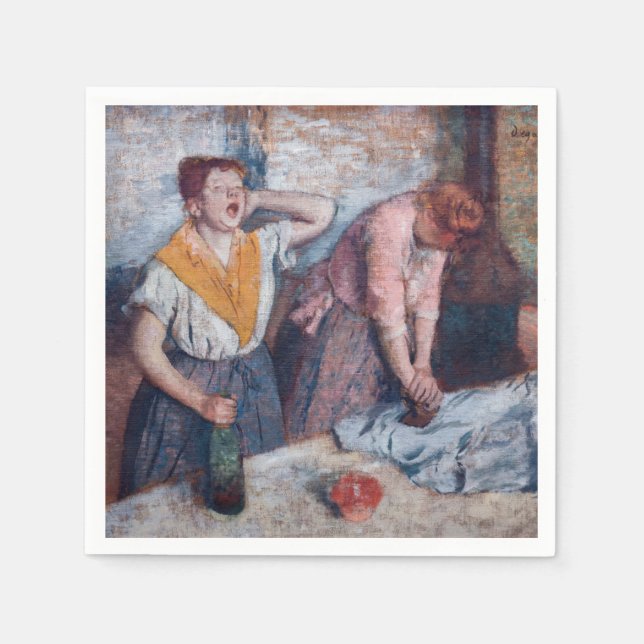 Guardanapo De Papel Edgar Degas - Mulher Ironando (Frente)